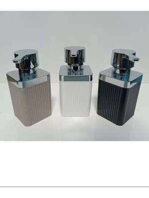 Venüs Shopping Maxel Mimoza Krom Çizgili Sıvı Sabunluk 1 Adet -Y-874