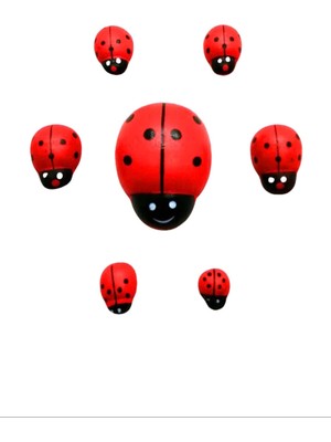 Venüs Shopping Uğur Böceği Dolap Süsü 7'li -ALK-130