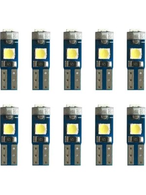 Adet T5 LED Mini Dipsiz Kilometre Gösterge Ambians Aydınlatma Beyaz