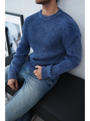 Marrakech Yıkamalı Triko Kazak