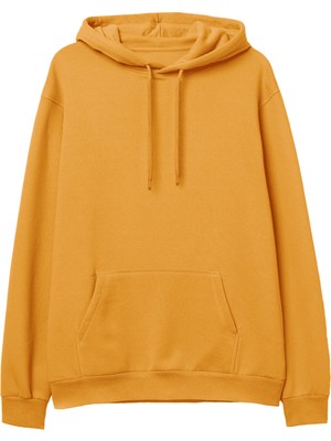 Hrnzafer Tekstil Unisex % 100 Pamuk Regular Basic Hoodie