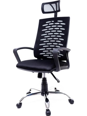 Yıldırım Store AULE Evo Çalışma Koltuğu Ergonomik Tasarımlı Ahşap Oturma Yüzeyi ve Plastik Tekerlekli Ofis Sandalyesi