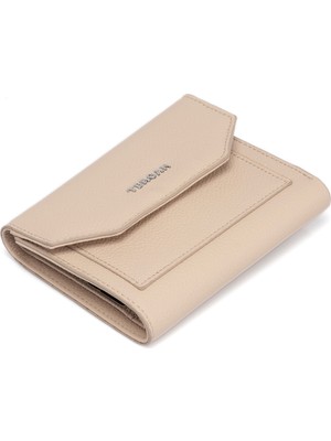 Tergan  Bej Hakiki Deri Kadın Cüzdan - S1CB00005809-H3A