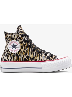Converse Chuck Taylor All Star Lift Kadın Kahverengi Sneaker Hafif ve Esnek Taban Yapısı