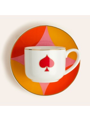 Zsa Zsa Zsu Luohu Porselen Kahve Seti 90 Ml Renkli