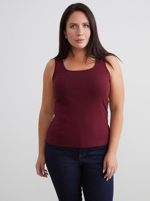 Lc Waikiki Yeni Sezon Büyük Beden U Yaka Kadın Atlet