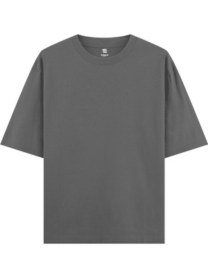 Hrnzafer Tekstil Unisex % 100 Pamuk Oversize Basic T-Shirt