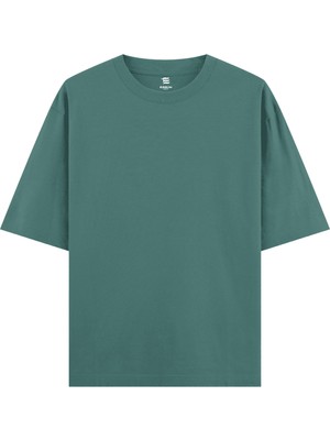 Hrnzafer Tekstil Unisex % 100 Pamuk Oversize Basic T-Shirt