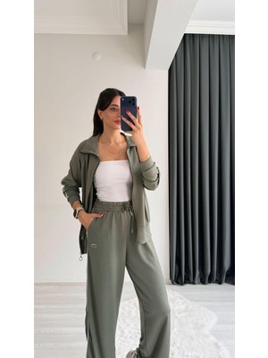 Lacostav Modal Kumaş Premium Seri Eşofman Takımı Çimen Yeşil