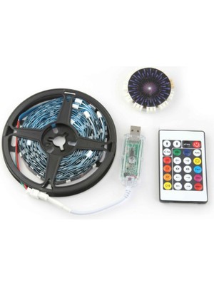 Hediye Bahçesi Rgb Şerit LED Iç Mekan Palmiye Model