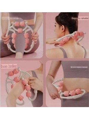 Hediye Bahçesi Selülit Masaj Aleti 9 Tekerlekli Lenf Drenaj Rulosu