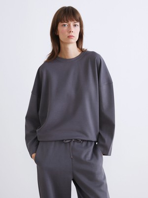 Lc Waikiki Yeni Sezon Bisiklet Yaka Kadın Sweatshirt