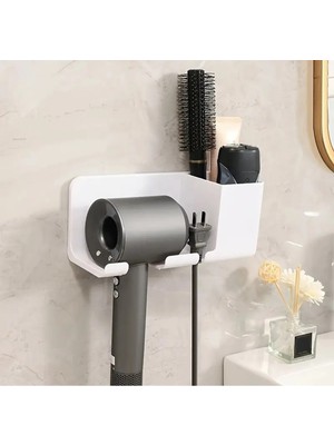 Hediye Bahçesi Saç Kurutma Makinesi ve Eşya Düzenleyici Beyaz Renk