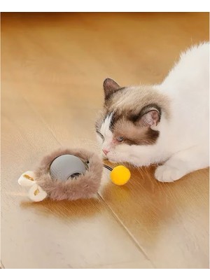 Hediye Bahçesi Tüylü Şarjlı Kedi Oyuncağı
