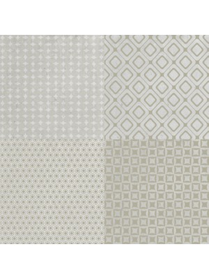 Hediye Bahçesi Decohandy 30X30 cm Kendinden Yapışkanlı  Pvc Karo Mutfak Arası 4 Lü Karışık Model  0,36M2