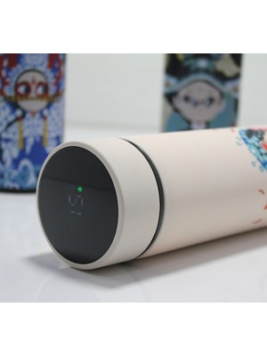 Hediye Bahçesi Dijital Göstergeli Paslanmaz Çelik Termos