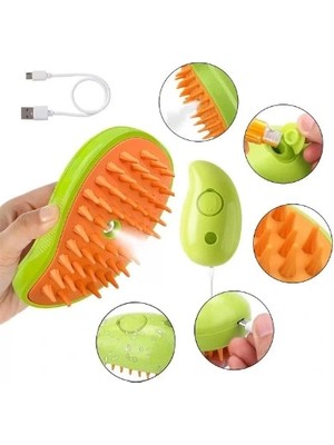 Shopwave Şarjlı Soğuk Buharlı Kedi Köpek Fırçası Tarağı (5047)