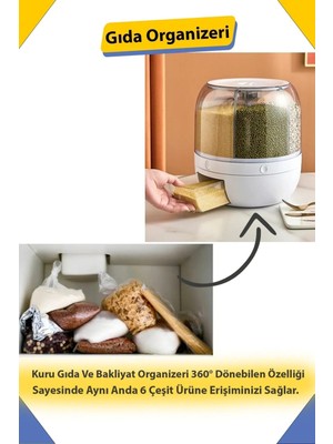 Hediye Bahçesi Dönebilen Kuru Gıda ve Bakliyat Organizeri