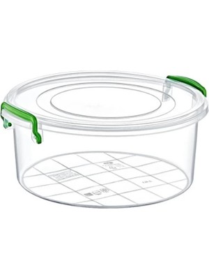 Ttt Yuvarlak Saklama Kutusu 2.4 Litre