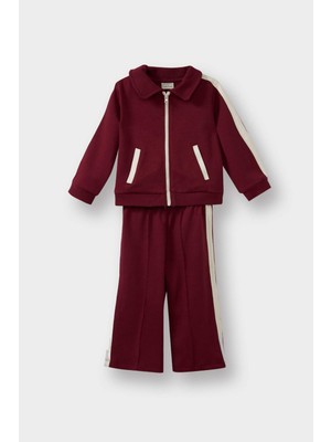 DeFacto 2'li Takım Fermuarlı Sweatshirt Eşofman Altı Erkek Bebek G4348A525WN
