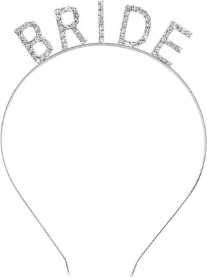 Hediye Bahçesi Bekarlığa Veda Bride Tacı Gümüş Renk