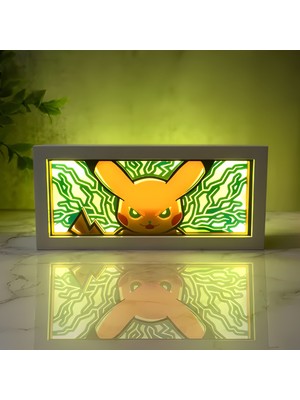 Jade Produck Öfkeli Pikachu LED Işık Kutusu ⚡