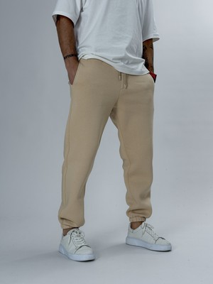 Cocopelli Şardonlu Bej Erkek Jogger Eşofman COC2549