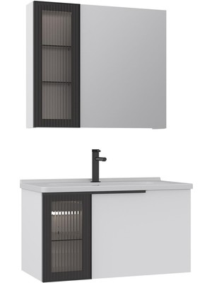 Orka Banyo Pure 80 cm Banyo Dolabı Takımı