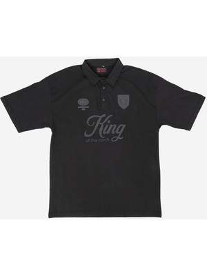 Samsun Spor Kıng Of The North Baskılı Oversize Polo Yaka T-Shırt