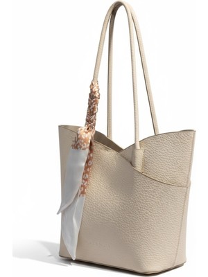 Crazy Kadın Taba Orta Boy Günlük Omuz Çantası ve Mini Yavru Çanta Seti