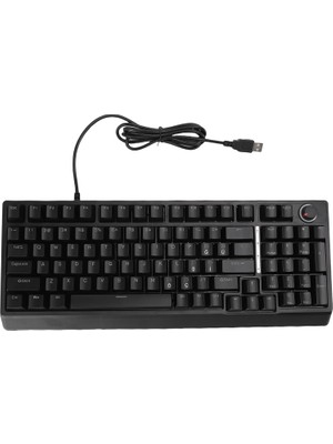 CoverZone Kompakt Kablolu Rgb Oyuncu Klavyesi –%80 Boyut Ergonomik Tasarım, Mekanik Hissiyatlı Sessiz Tuşlar, LED Arka Aydınlatma, Plug & Play, Windows ve Mac Uyumlu | G500X