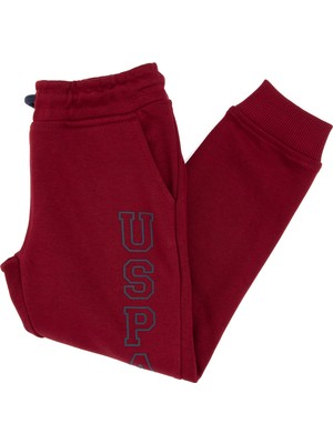 U.s. Polo Assn. Erkek Çocuk Bordo Eşofman Altı 50313825-VR014