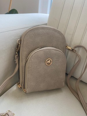 Damla Cılız Kadın Üç Bölmeli Telefon Çantası