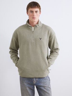 Lc Waikiki Yeni Sezon Dik Yaka Uzun Kollu Polar Erkek Sweatshirt