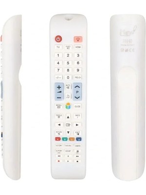 Hey 70140 Küçük Kalıp Rm D1078W Samsung Beyaz Uyumlu LCD LED Tv Kumanda