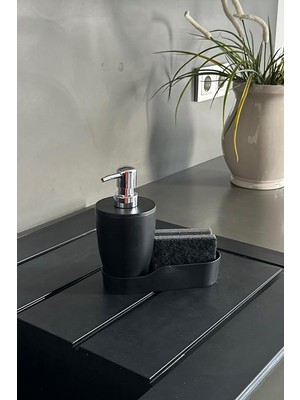 Mena Rise Pure Hazneli Sıvı Sabunluk-Siyah