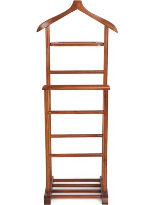 Just Home Çift Tepeli Dilsiz Uşak - Ceviz - 120 cm
