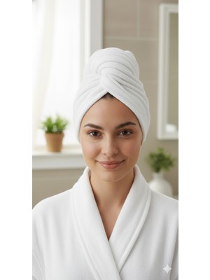 Düğme Lastikli Havlu Bone , Saç Bone ,pamuklu Saç Bone , Bukle Baş Havlusu ,saç Kurutma Bonesi