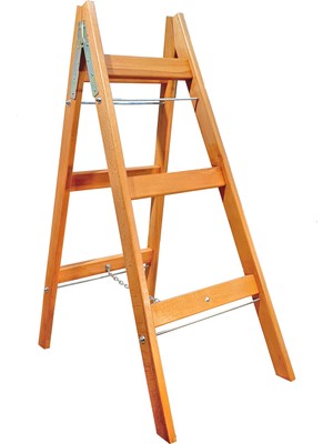 İtimat A Tipi Ahşap Merdiven 3+3 Basamaklı