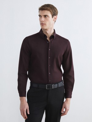 Lc Waikiki Yeni Sezon Regular Fit Desenli Uzun Kollu Erkek Gömlek