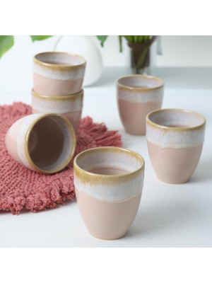 Mena Rise Shizen Pudra Kupa 8 cm 6 Adet Q38