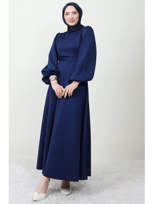 Giza Store Ronay Tesettür Elbise Lacivert