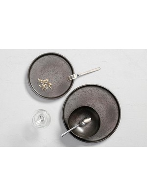 Mena Rise Ironstone 3 Parça Tek Kişilik Yemek Takımı