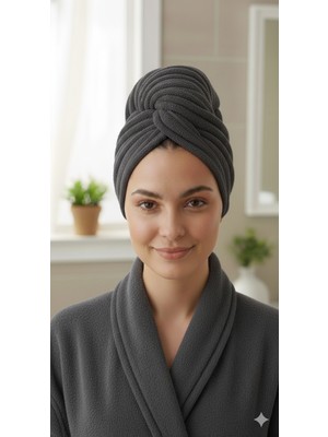 Düğme Lastikli Havlu Bone , Saç Bone ,pamuklu Saç Bone , Bukle Baş Havlusu ,saç Kurutma Bonesi