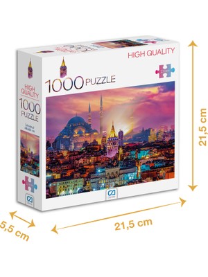 Ca Games Istanbul -  1000 Parçalı Puzzle  - 48 x 68 cm