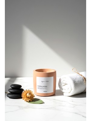 Sandalwood Dekoratif Büyük Mum