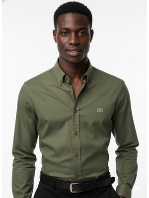 Lacoste Slim Fit Erkek Pamuk Gömlek