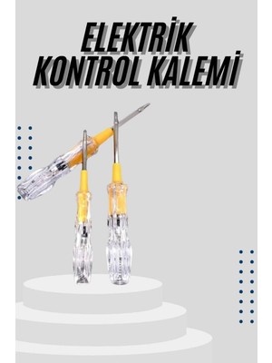 Shopwave Kontrol Kalemi Çift Taraflı Uçlu Elektrik Akım Test Cihazı
