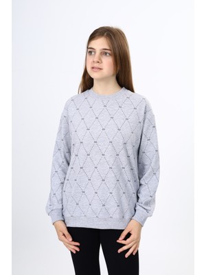Toontoy Kız Çocuk Baskılı Sweatshirt