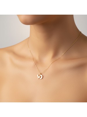 TabiTela 8 ayar altın kolye ucu D&W GM11100 0.5 gr